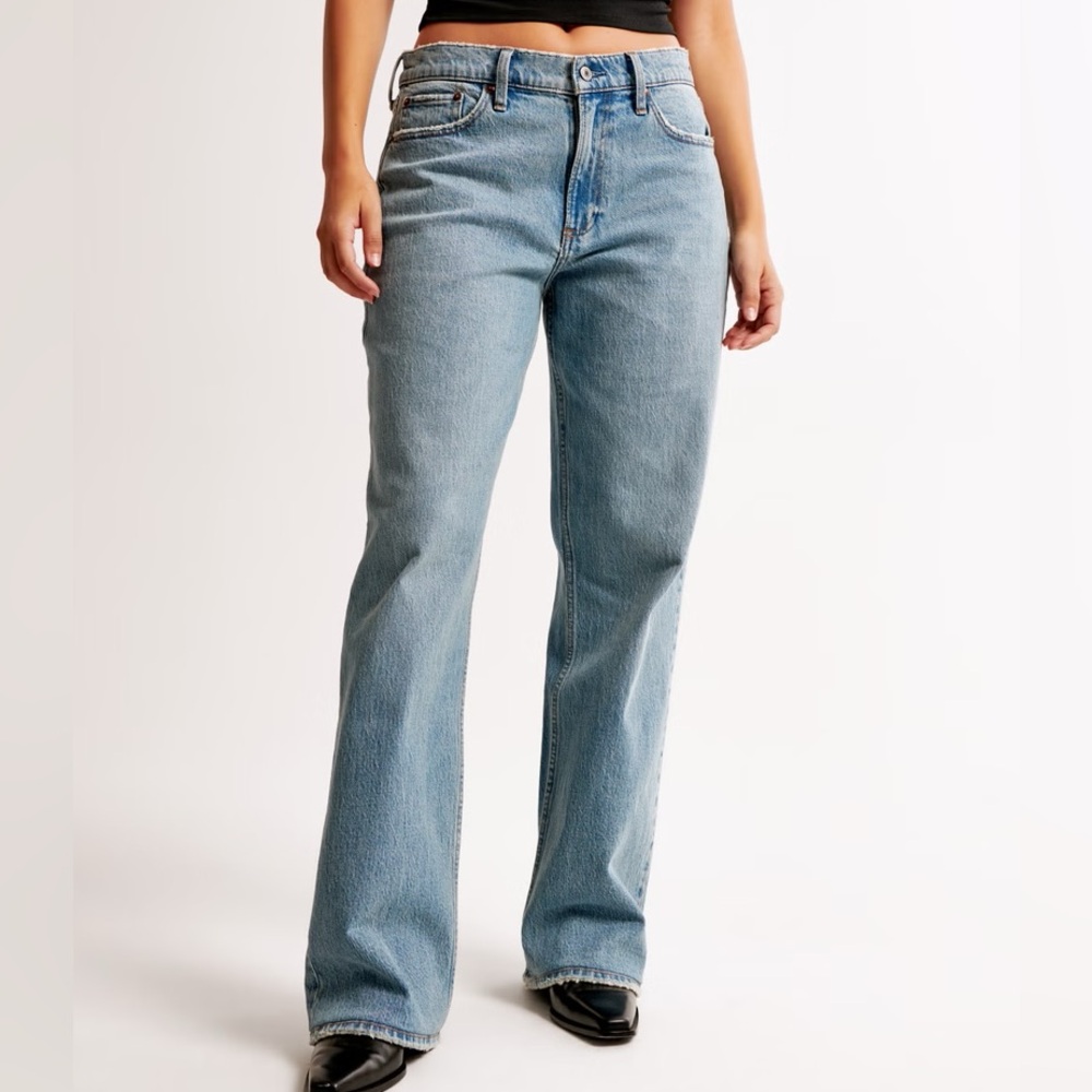 Abercrombie & Fitch Low rise baggy curve love